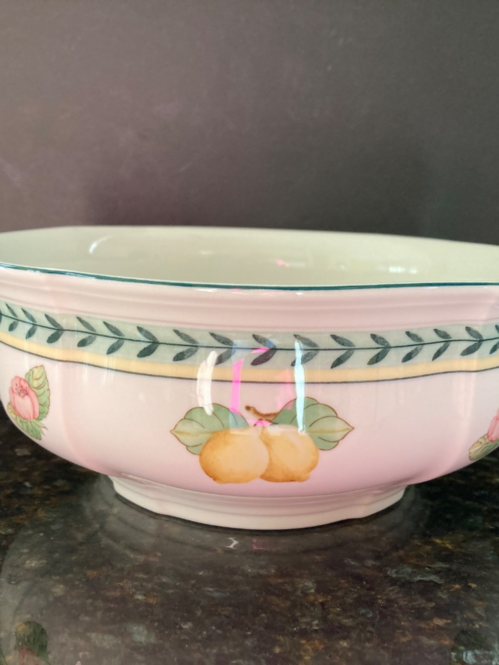 Villeroy & Boch French Garden Fleurence 8 1/4" Round Serving Bowl/NEW/RETAIL$190